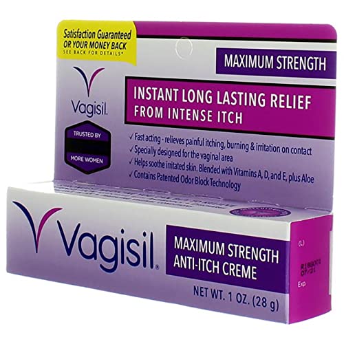 Vagisil Maximum Strength Anti-Itch Creme 1 oz (Pack of 2) VagisilBuy Supplements Australia