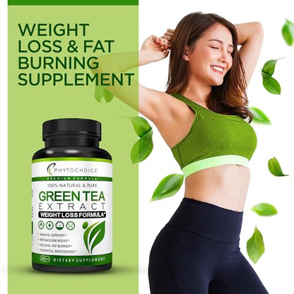 Green Tea Extract-Natural Appetite Suppressant for Weight Loss for Women and Men-Green PHYTOCHOICEBuy Supplements Australia