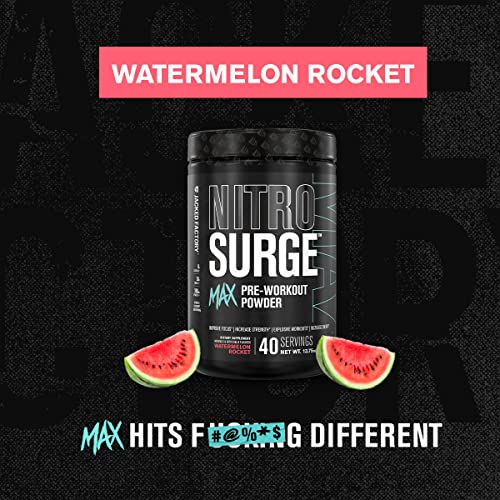 Jacked Factory Nitrosurge Max Nootropic Pre Workout Powder - Premium Pre Workout Jacked FactoryBuy Supplements Australia