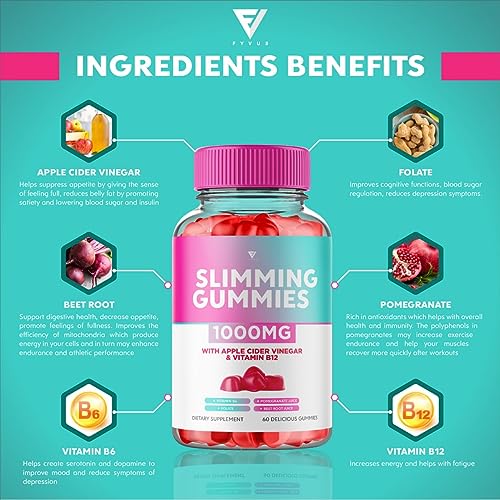 (3 Pack) Slimming Gummies It Works Slimming Gummies for Weight Loss with Apple Cider FyvusBuy Supplements Australia