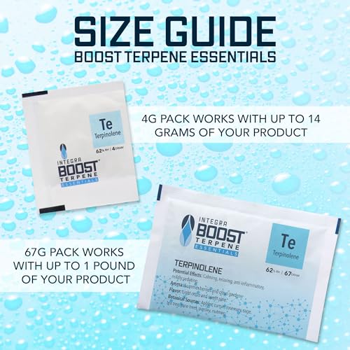 Integra Boost - Terpinolene Infusion - 4 Gram Terpene Essentials Two-Way Humidity Control at 62 Percent RH Integra BoostBuy Supplements Australia