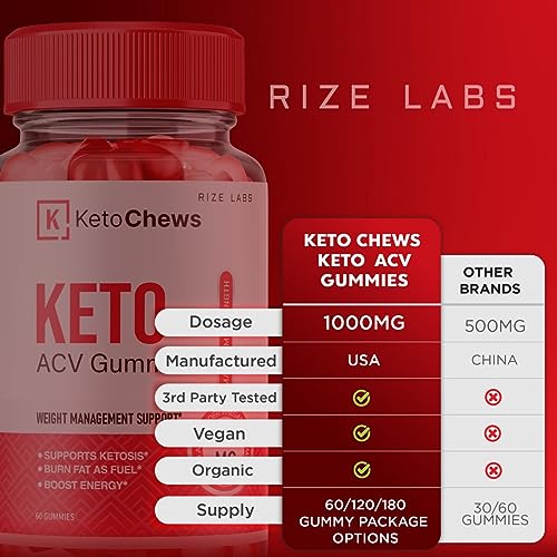 (3 Pack) Keto Chews Gummies - Keto Chews ACV Gummies for Weight Loss 525 MG rize labsBuy Supplements Australia