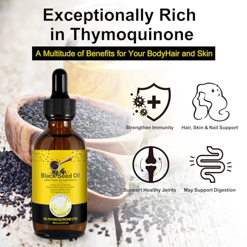 2 Pack Black Seed Oil, Organic Cold Pressed Unrefined Black Seed Oil, Pure Natural Black BDBFZCFPBuy Supplements Australia