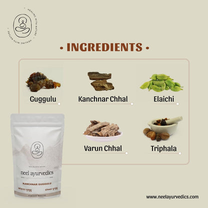 Neel Ayurvedics Kanchnar Guggulu - 300 Tab Neel AyurvedicsBuy Supplements Australia