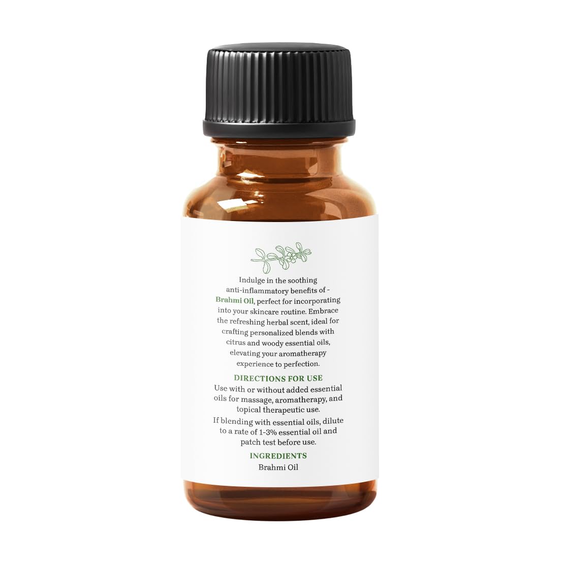 Essential Delights Brahmi Oil - Premium Undiluted Carrier Oil (1 oz) | for Skin, Face, Body, Hair Revitalization Essential DelightsBuy Supplements Australia