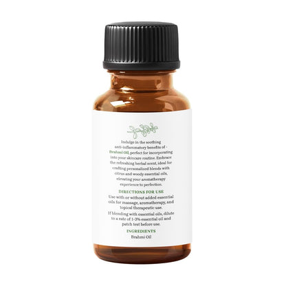 Essential Delights Brahmi Oil - Premium Undiluted Carrier Oil (1 oz) | for Skin, Face, Body, Hair Revitalization Essential DelightsBuy Supplements Australia