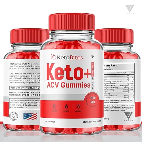 (2 Pack) Keto Bites ACV Gummies, KetoBites Keto ACV Gummies Advanced Weight Loss FyvusBuy Supplements Australia