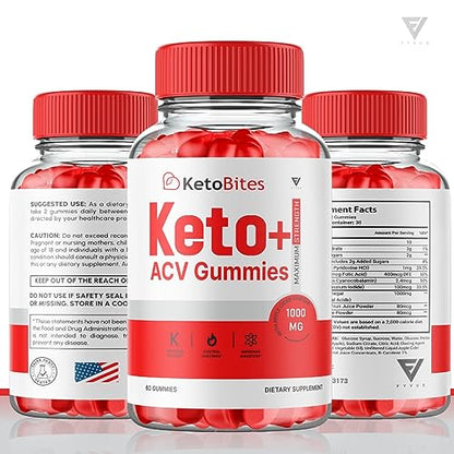 (2 Pack) Keto Bites ACV Gummies, KetoBites Keto ACV Gummies Advanced Weight Loss FyvusBuy Supplements Australia