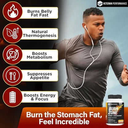 Veteran Performance Burn Zone Thermogenic Fat Burner – Metabolism Booster Appetite Veteran PerformanceBuy Supplements Australia