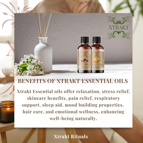 XTRAKT Pure Rose Essential Oil - Therapeutic Grade Aromatherapy Oil for Elegance and Emotional Balance XTRAKTBuy Supplements Australia