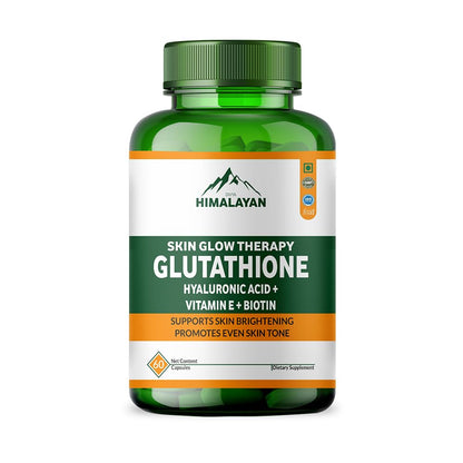 Divyhimalayan L-Glutathione 1000mg - 98% Pure Reduced Form with Vitamin C & ALA for Radiant Skin, Antioxidant & Immune Support - 60 Capsules Divya HimalayanBuy Supplements Australia