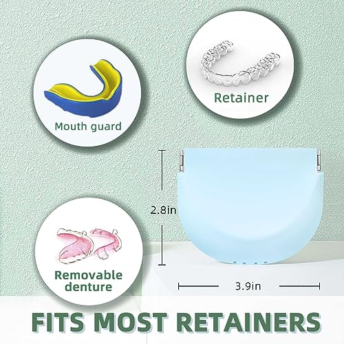 Silicone Retainer Case Soft Upgraded Cute Aligner Case Slim Partial Denture Case Container UZKEWBuy Supplements Australia