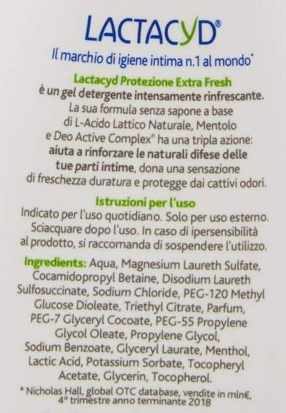 intimate wash fresh 200 ml by Lactacyd LactacydBuy Supplements Australia