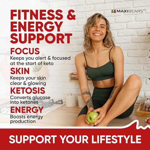 Keto Gummies - Delicious Low-Carb Snack to Boost Ketosis, Metabolism & Energy MAXIBEARSBuy Supplements Australia