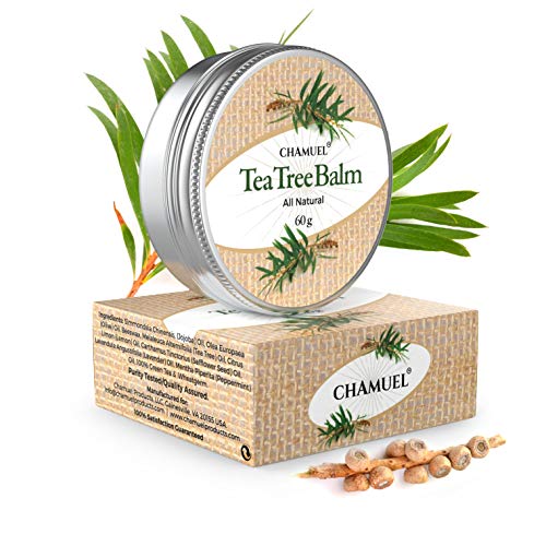 TEA TREE OIL BALM -100% All Natural | Great Cream for Soothing Irritations like Eczema ChamuelBuy Supplements Australia