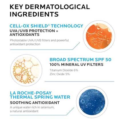 La Roche-Posay Anthelios Mineral Ultra-Light Face Sunscreen SPF 50, Zinc La Roche-PosayBuy Supplements Australia