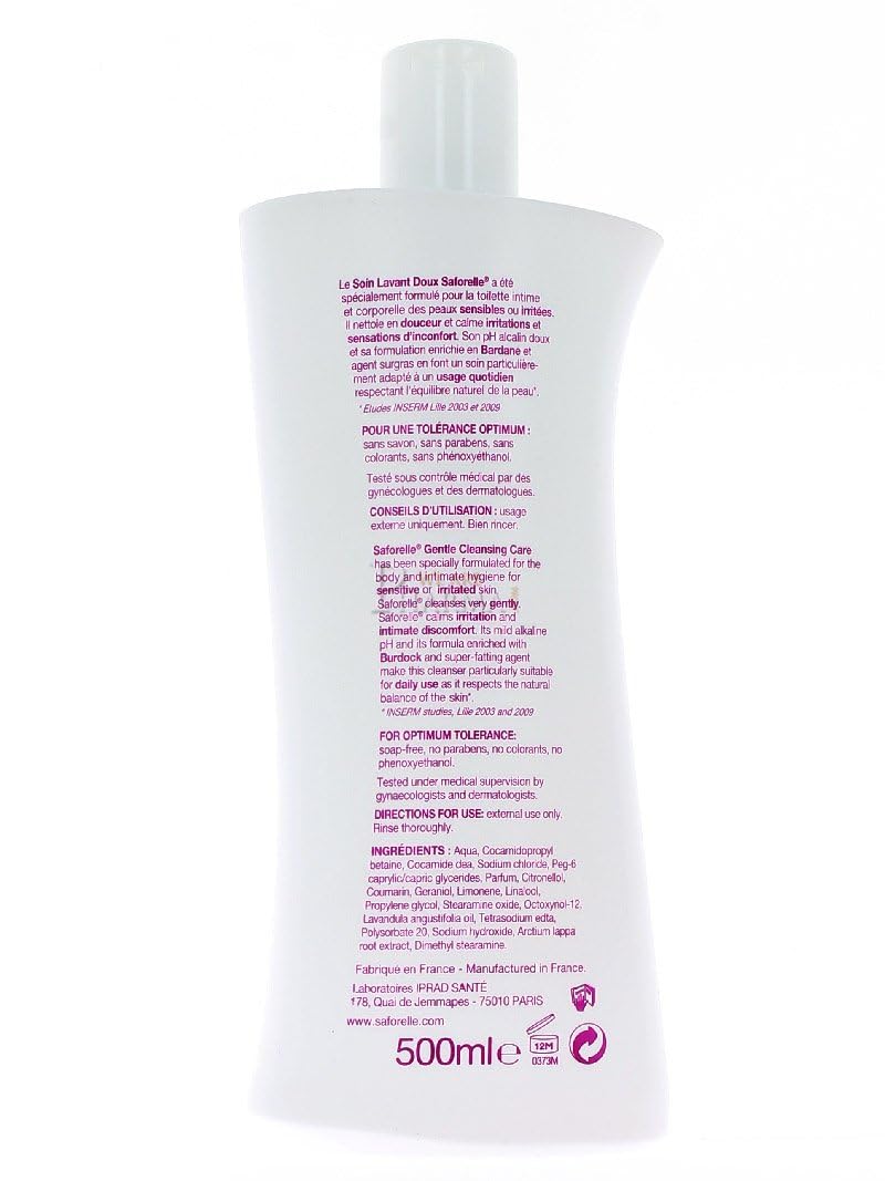 Saforelle Gentle Cleansing Care 2X250ml SaforelleBuy Supplements Australia