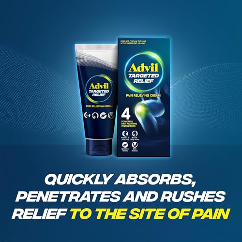 Advil Targeted Relief Pain Relieving Cream, Up to 8 Hours of Powerful Relief of Minor Arthritis Pain, Joint Pain, Lower Back Pain and Muscle Pain - 2.3 oz AdvilBuy Supplements Australia