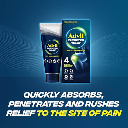 Advil Targeted Relief Pain Relieving Cream, Up to 8 Hours of Powerful Relief of Minor Arthritis Pain, Joint Pain, Lower Back Pain and Muscle Pain - 2.3 oz AdvilBuy Supplements Australia