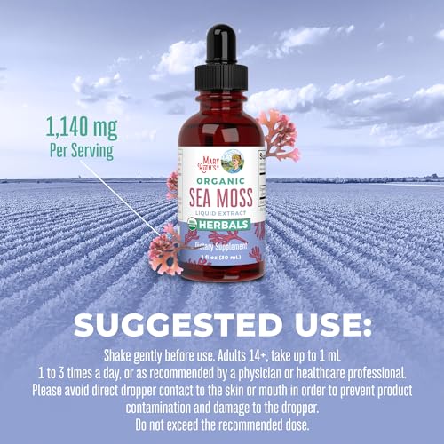 MaryRuth's Irish Sea Moss Liquid Drops | Sugar Free | SeaMoss for Gut Health and Immune MaryRuth OrganicsBuy Supplements Australia