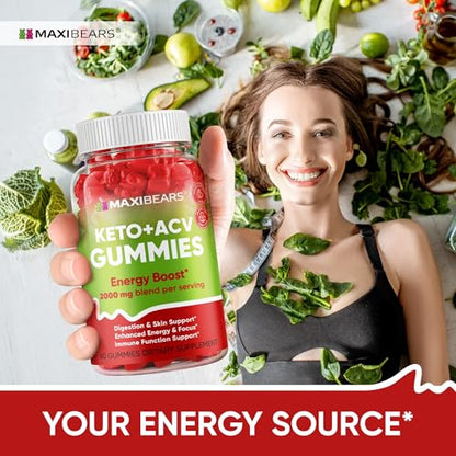Keto Gummies - Delicious Low-Carb Snack to Boost Ketosis, Metabolism & Energy MAXIBEARSBuy Supplements Australia