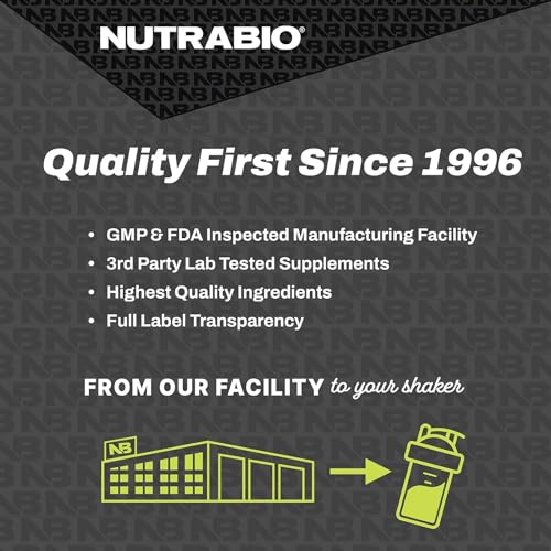 NutraBio Classic Whey Protein Powder- 25G Protein Per Scoop - Full-Spectrum Amino NutraBioBuy Supplements Australia