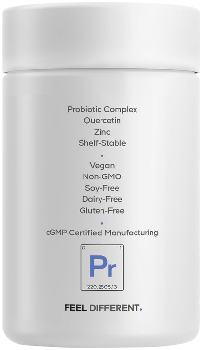 Codeage Probiotic+ 100 Billion CFU Supplement - 12-Strain Probiotic Blend, Organic Prebiotic Fiber, Postbiotics, Vitamin D3, Zinc Bisglycinate, Quercetin - for Men & Women - Non-GMO- 30 Capsules CodeageBuy Supplements Australia