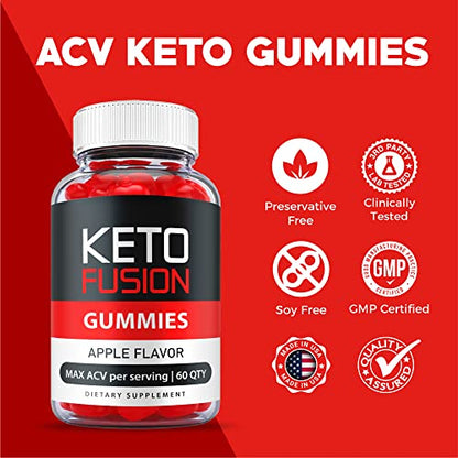 Keto Fusion Gummies - Official Formula, Vegan - Keto Fusion ACV Gummies Advanced HealthlyBuy Supplements Australia