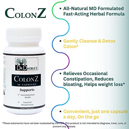 Dr. Dhoble’s Remedies ColonZ Colon Cleanser & Detox – Helps Occasional Constipation DR. DHOBLE’S REMEDIESBuy Supplements Australia