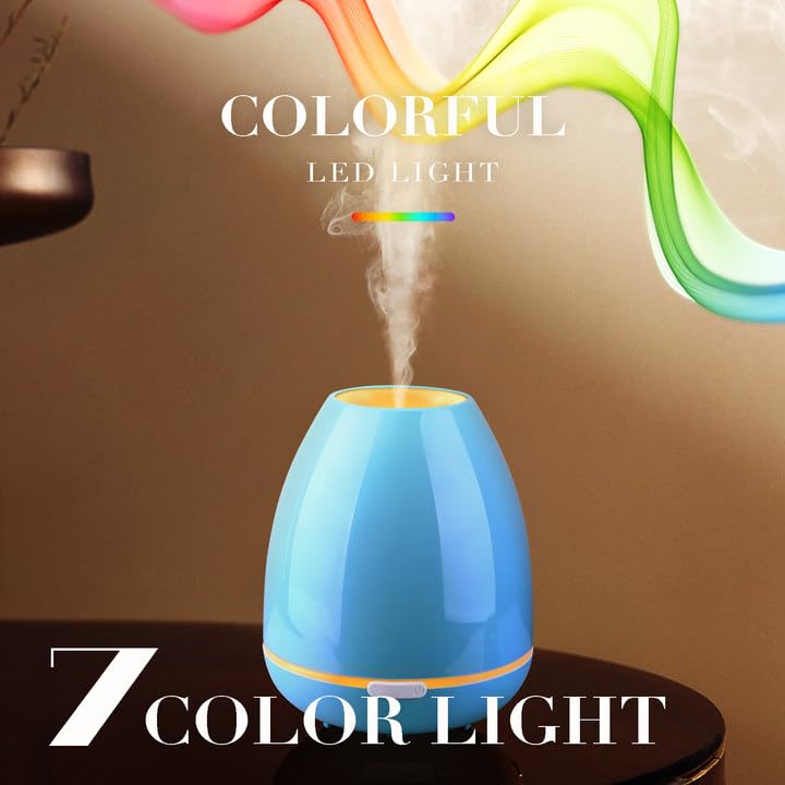 Essential Oil Diffuser for Bedroom Small Humidifier for Home Cool Mist Scent Diffuser 300ml 20 Hours FashomeBuy Supplements Australia