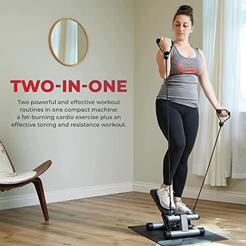 Sunny Health & Fitness Mini Stepper for Exercise Low-Impact Stair Step Cardio Equipment Sunny Health & FitnessBuy Supplements Australia