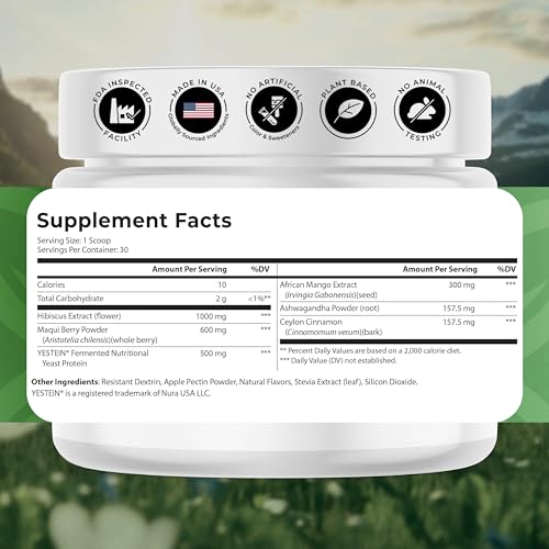 NATURES BLAST Shape Fusion® - GLP-1 Supplements with Ashwagandha, Hibiscus, Ceylon Cinnamon, Maqui Berry & African Mango Extract - Supports Healthy Habits, Energy & Body Balance - 30 Servings NATURES BLASTBuy Supplements Australia