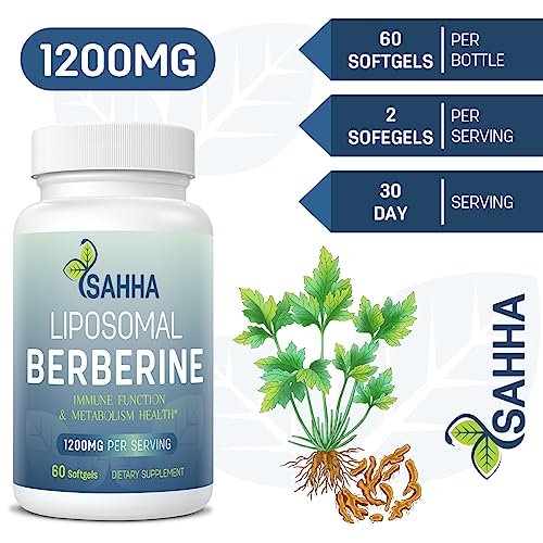 Sahha Advanced Liposomal Berberine 1200mg - Maximized Absorption for Optimal Results SahhaBuy Supplements Australia