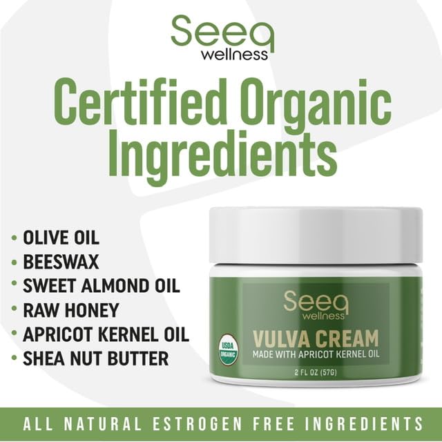 Seeq Wellness Organic Vulva Balm, Intimate Skins Care, Menopause Support, Relieves Feminine Seeq WellnessBuy Supplements Australia