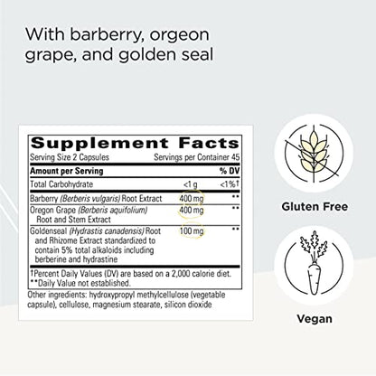 Integrative Therapeutics - Berberine Complex - Berberine Supplement with Oregon Grape Integrative TherapeuticsBuy Supplements Australia