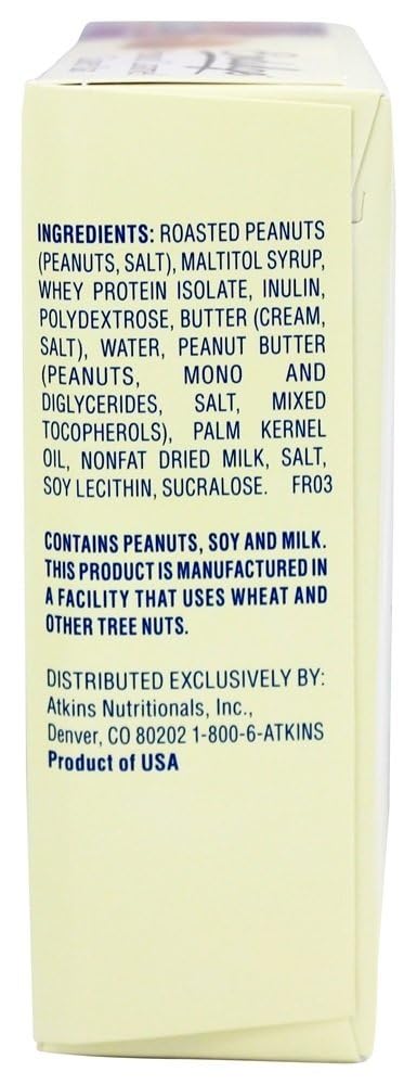 Atkins Peanut Caramel Cluster Bar, Dessert Favorite, High in Fiber, 3g Net Carb, 1g Sugar AtkinsBuy Supplements Australia