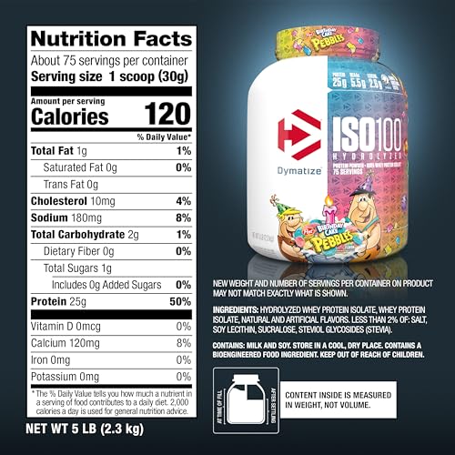 Dymatize ISO100 Hydrolyzed Protein Powder, 100% Whey Isolate Protein, 25g of Protein DymatizeBuy Supplements Australia