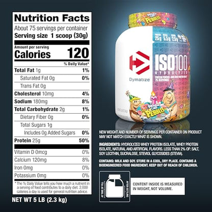 Dymatize ISO100 Hydrolyzed Protein Powder, 100% Whey Isolate Protein, 25g of Protein DymatizeBuy Supplements Australia