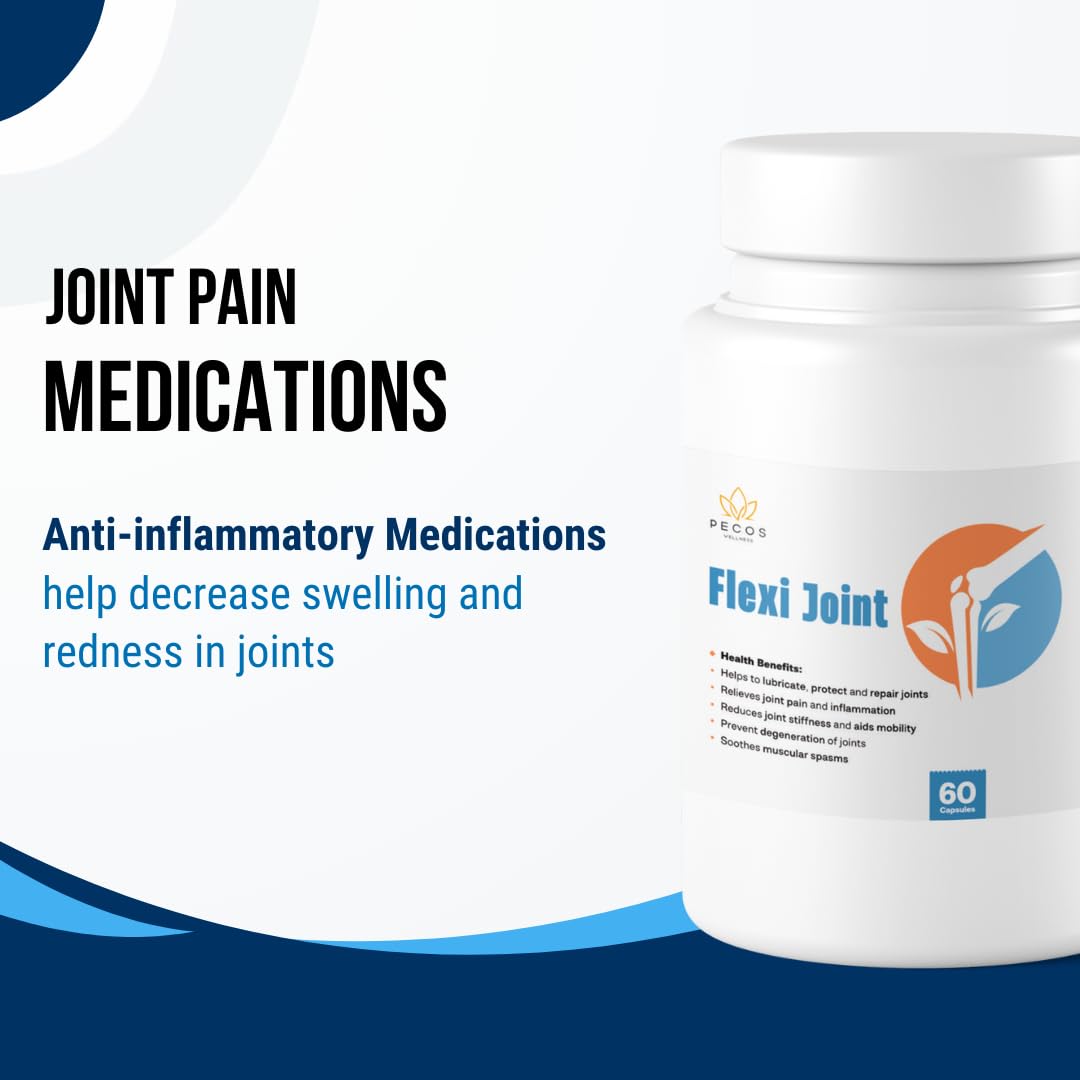 PECOS WELLNESS Flexi Joint Supplement for Joint Health, 60 Capsules, Supports Mobility and Joint Protection PECOS WELLNESSBuy Supplements Australia