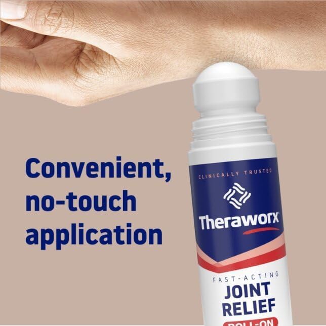 Theraworx Fast-Acting Joint Relief Roll-On Joint Discomfort & Inflammation Relief - 2.5 Oz - 2 Count TheraworxBuy Supplements Australia
