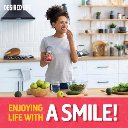 Desired Life Sugar Free Prebiotic Fiber Gummies for Adults and Kids Mixed Berry Flavor Desired LifeBuy Supplements Australia