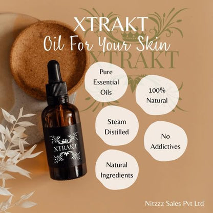 XTRAKT Pure Rose Essential Oil - Therapeutic Grade Aromatherapy Oil for Elegance and Emotional Balance XTRAKTBuy Supplements Australia