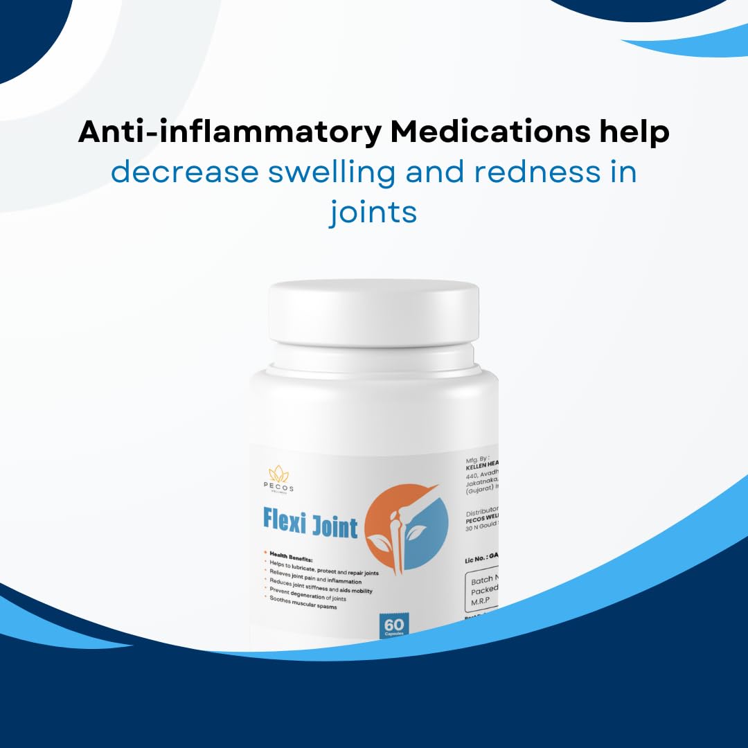 PECOS WELLNESS Flexi Joint Supplement for Joint Health, 60 Capsules, Supports Mobility and Joint Protection PECOS WELLNESSBuy Supplements Australia