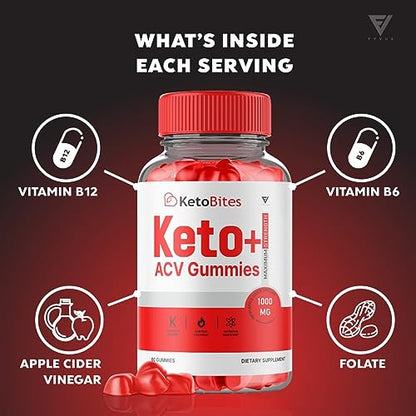 (3 Pack) Keto Bites ACV Gummies, KetoBites Keto ACV Gummies Advanced Weight Loss FyvusBuy Supplements Australia