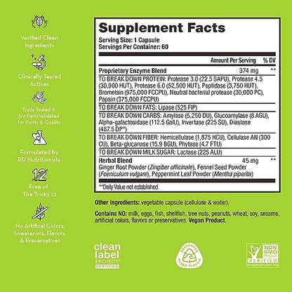 HUM Flatter Me Supplement for Daily Bloating - 18 Full Spectrum Digestive HUMBuy Supplements Australia