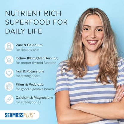 Power By Naturals Sea Moss Plus - USDA Certified Organic Wildcrafted Irish Seamoss Power By NaturalsBuy Supplements Australia