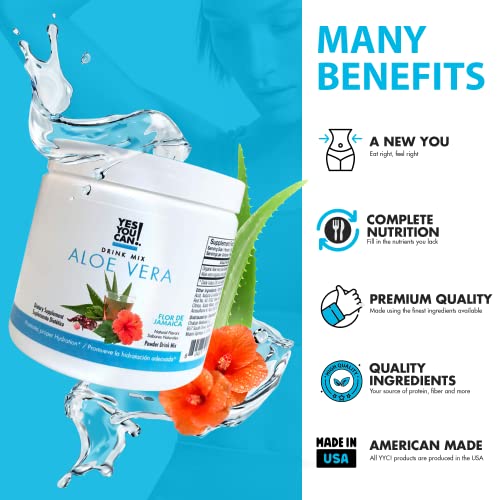 Yes You Can! Organic Aloe Vera Drink Mix - Super Greens Powder - Energy Drink Powder Yes You Can!Buy Supplements Australia