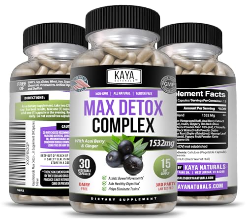 Kaya Naturals - Max Detox - 100% Natural, Healthy, Safe & New, Pure Herbal Ingredients Kaya NaturalsBuy Supplements Australia